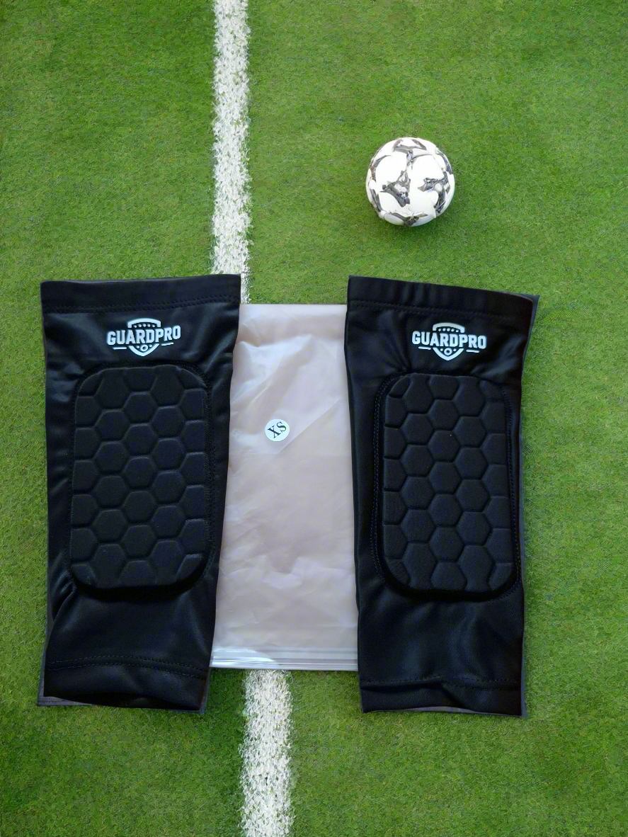 Built-in voetbal scheenbeschermers XS