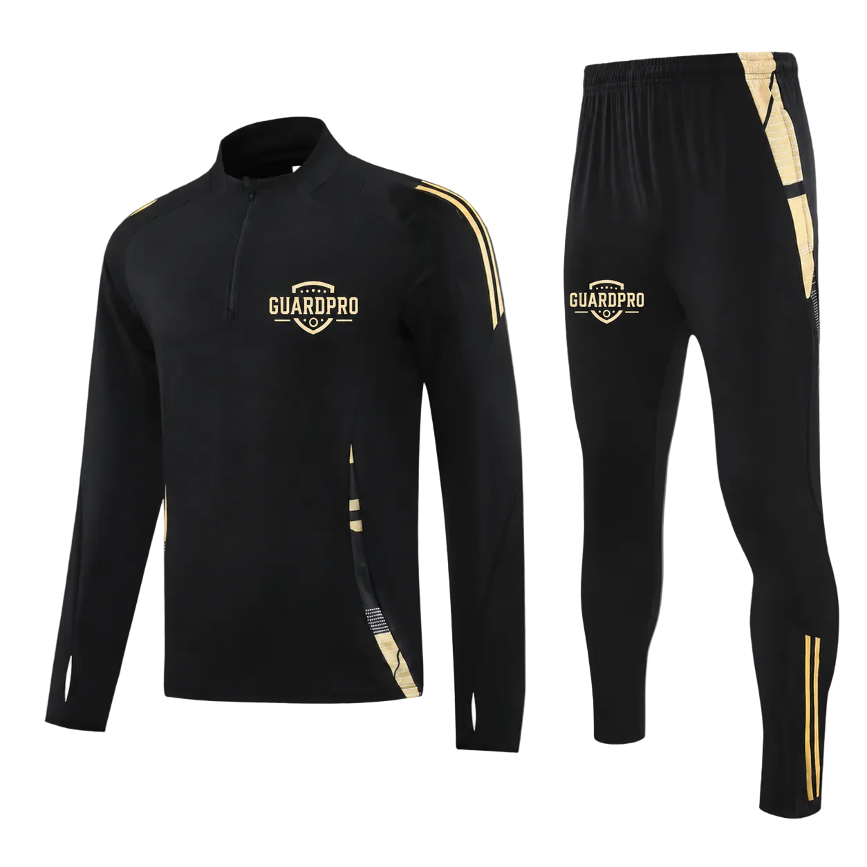 GUARDPRO Trainingspak – Zwart/Goud